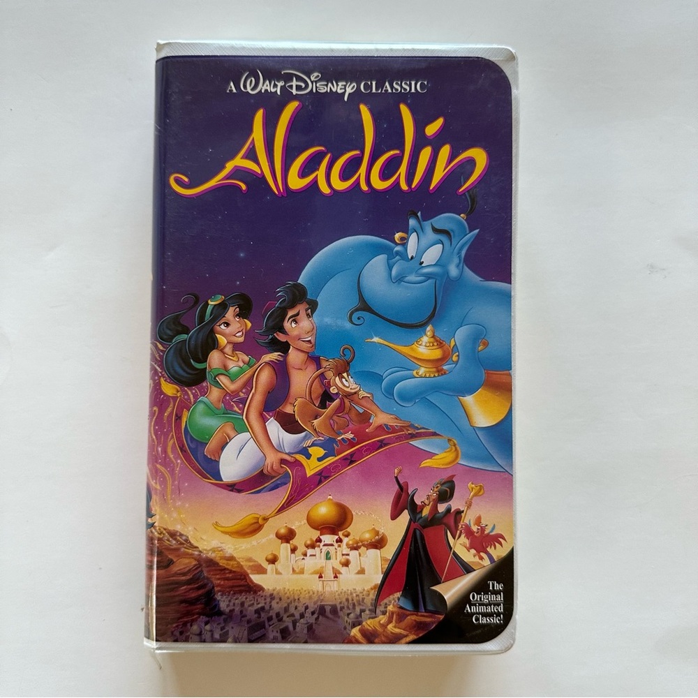 Vintage Walt Disney Classic Aladdin VHS